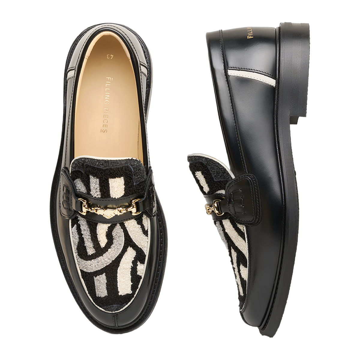 Loafer Gowtu Black / Off White
