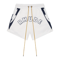 LOGO LIGHTNING SHORTS White / Navy