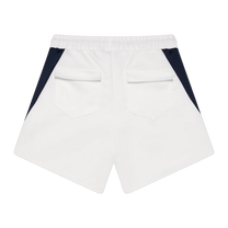 LOGO LIGHTNING SHORTS White / Navy