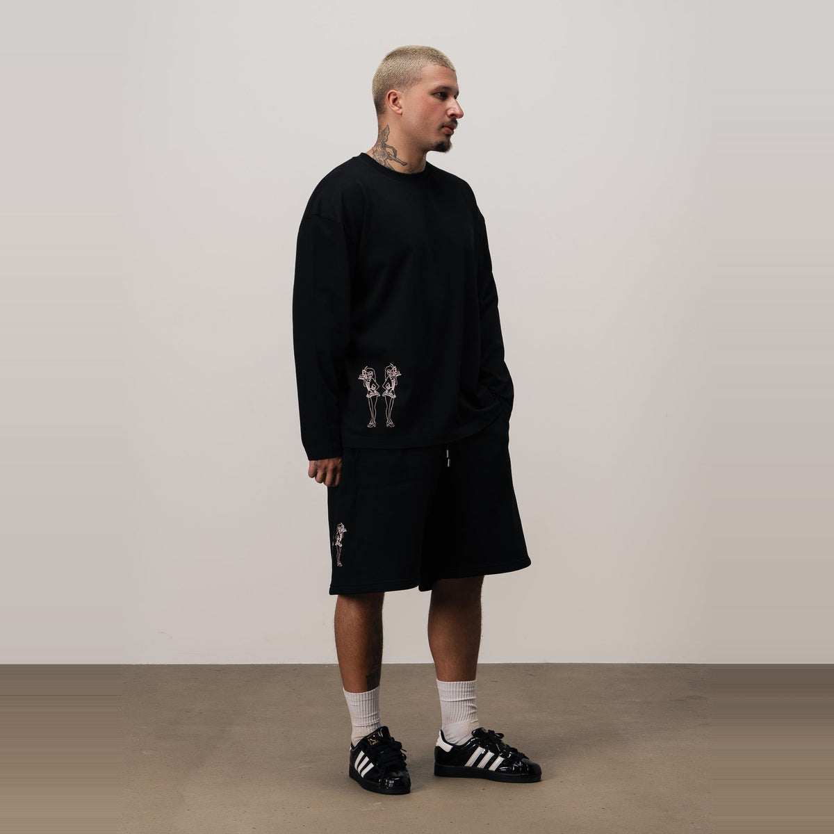 Longsleeve Service Preta