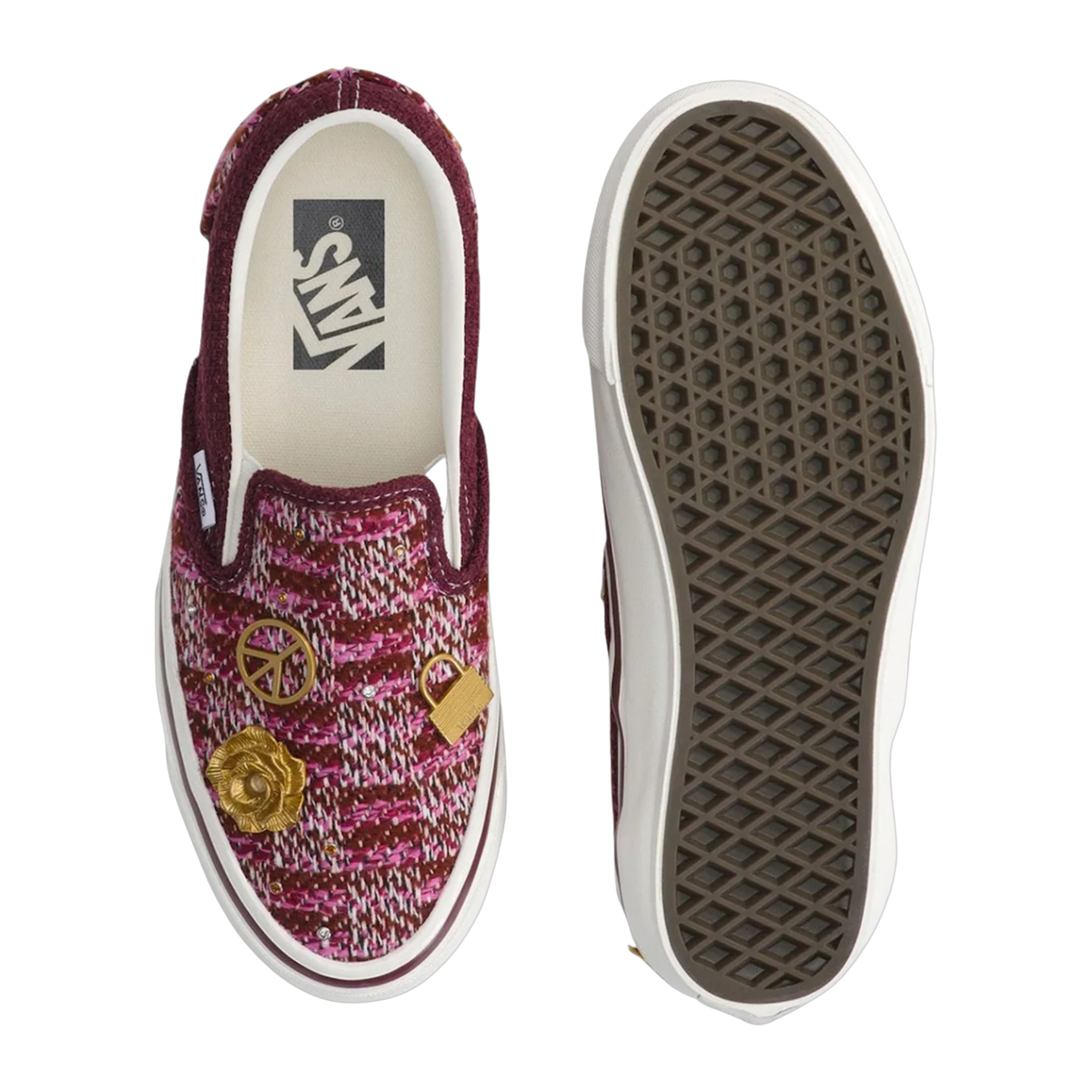 LX Classic Slip-On 98 Cardigan Brown Pink