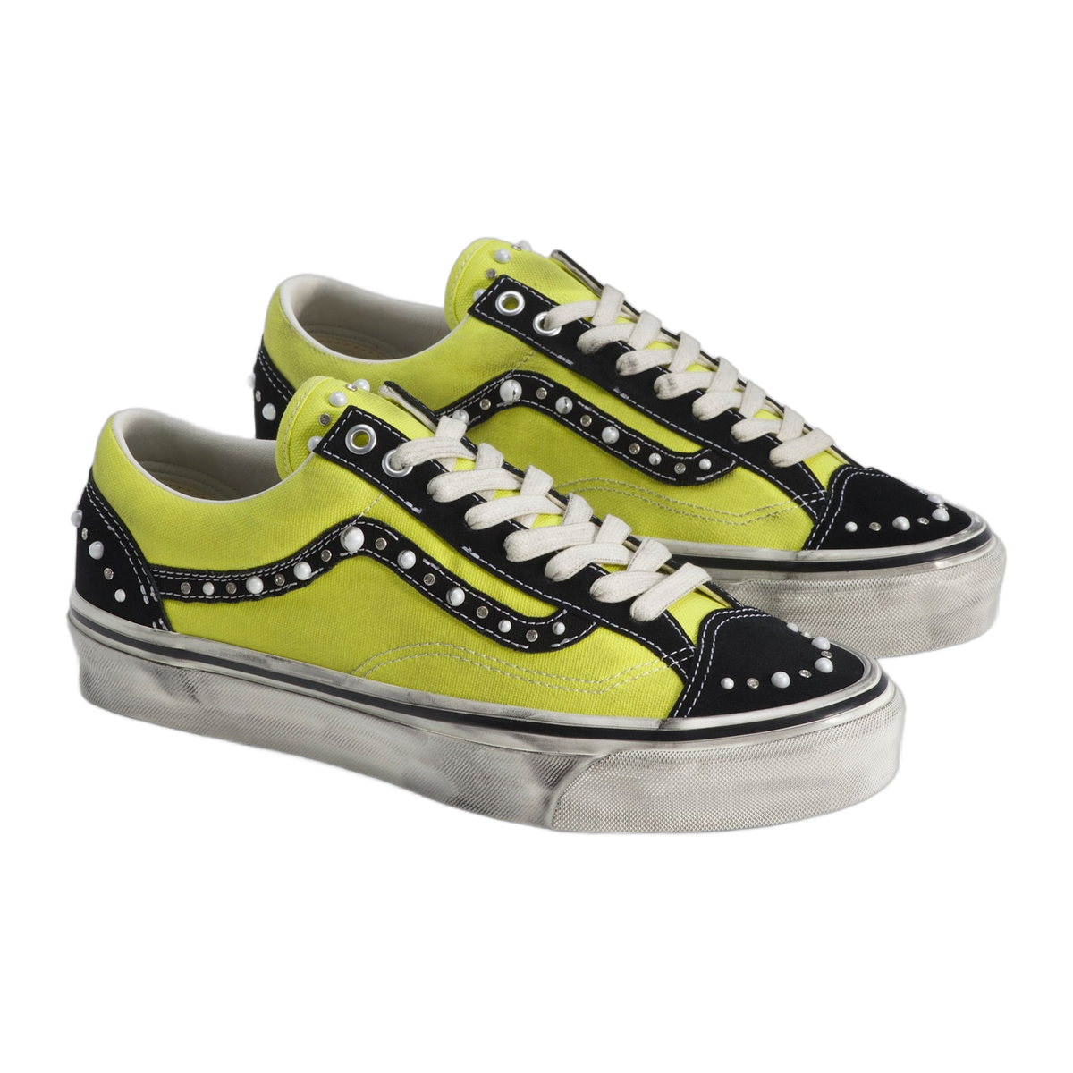 LX Old Skool 36 Pearlized Black Fluro Lime · kolab