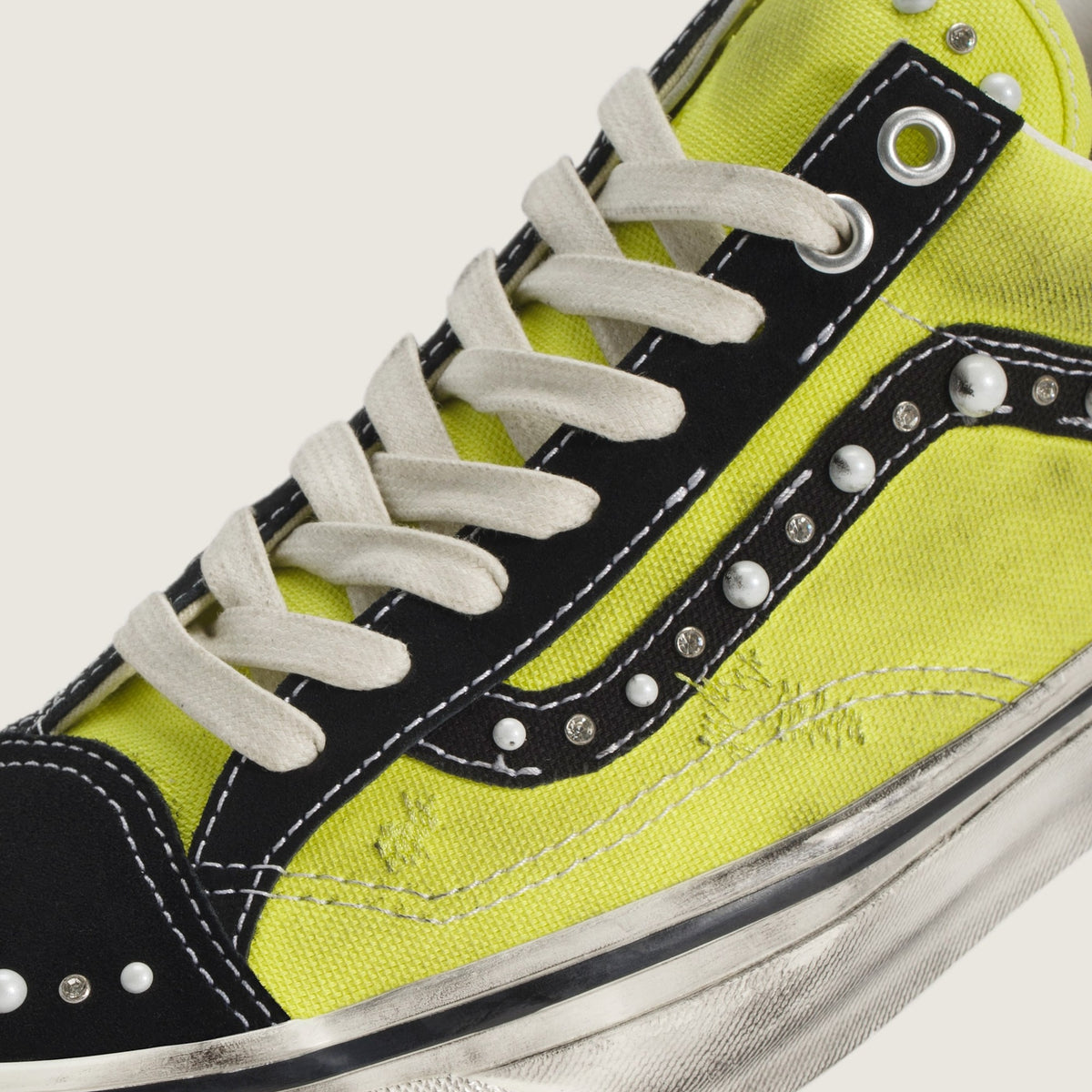 LX Old Skool 36 Pearlized Black Fluro Lime · kolab