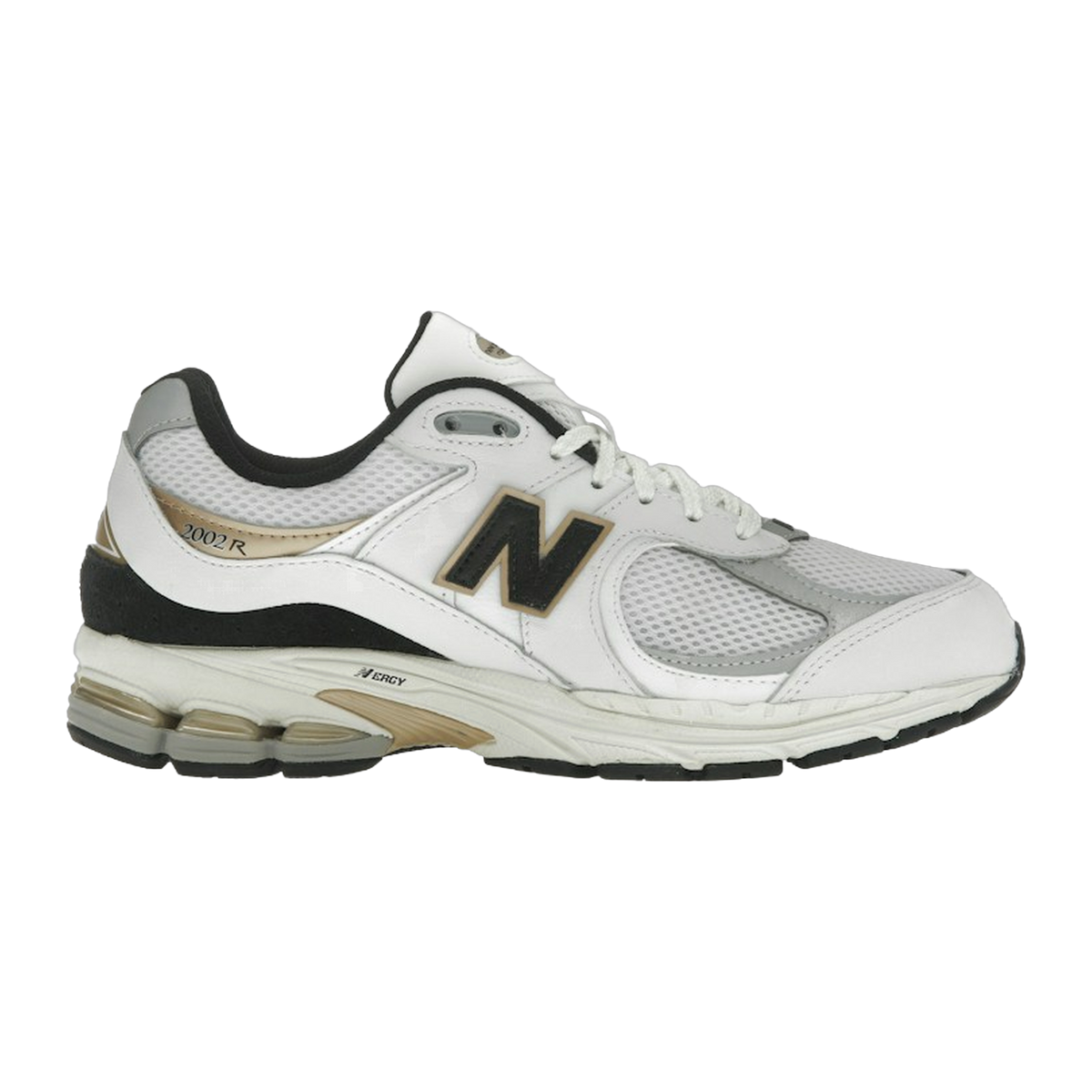New Balance 2002R White Black Gold Metallic · kolab