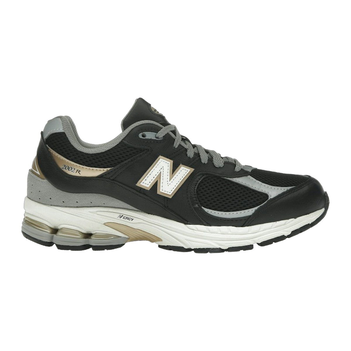 New Balance 2002R Black Sea Salt Gold Metallic — kolab