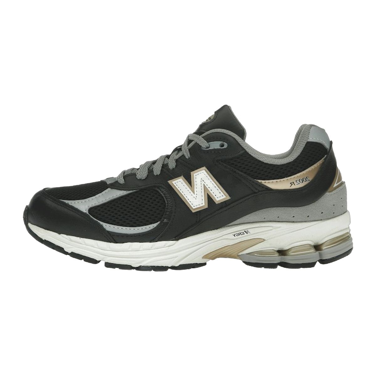 New Balance 2002R Black Sea Salt Gold Metallic — kolab