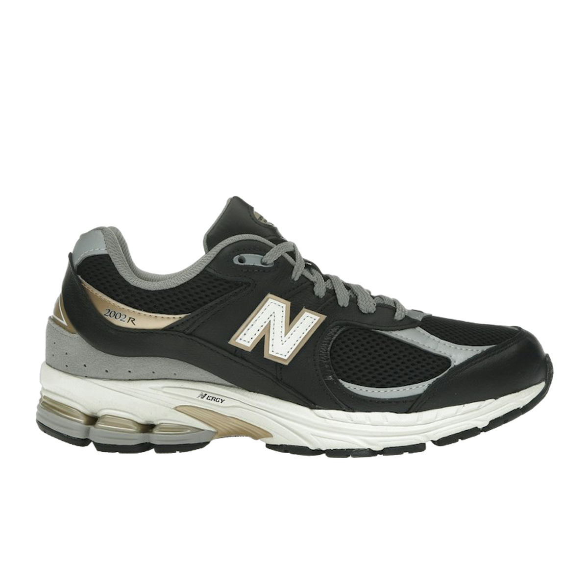 New Balance 2002R Black Sea Salt Gold Metallic — kolab