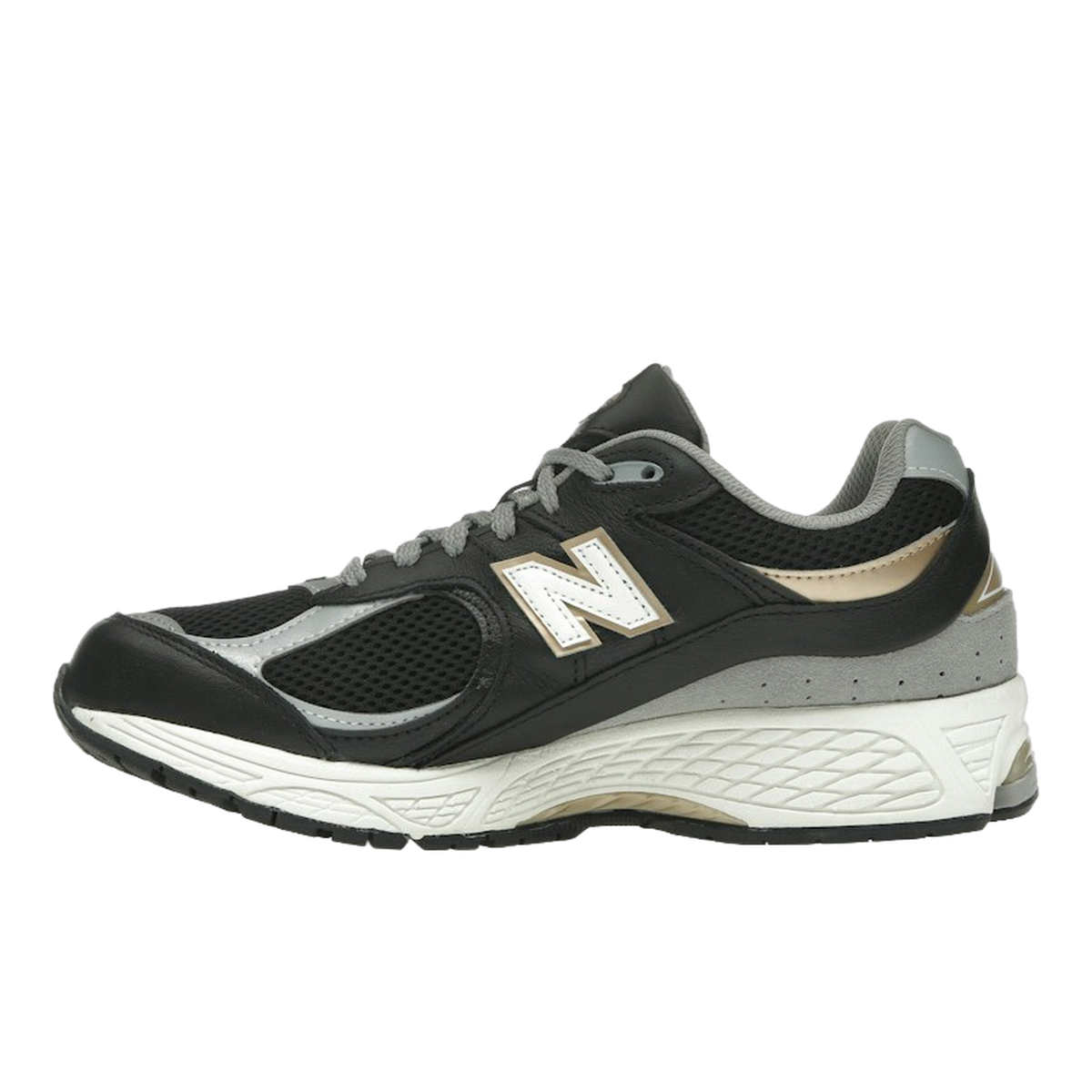 New Balance 2002R Black Sea Salt Gold Metallic — kolab