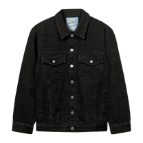 Manuscript Embroidered Jacket Black