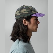 Two Jeys Mismatched Camo Dad Cap Camo/Purple