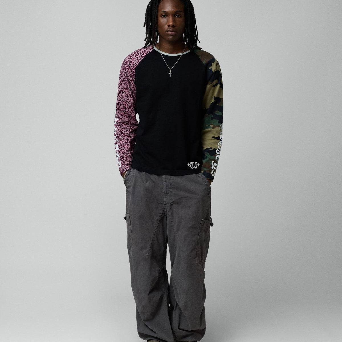 Two Jeys Mismatched Longsleeve Multi