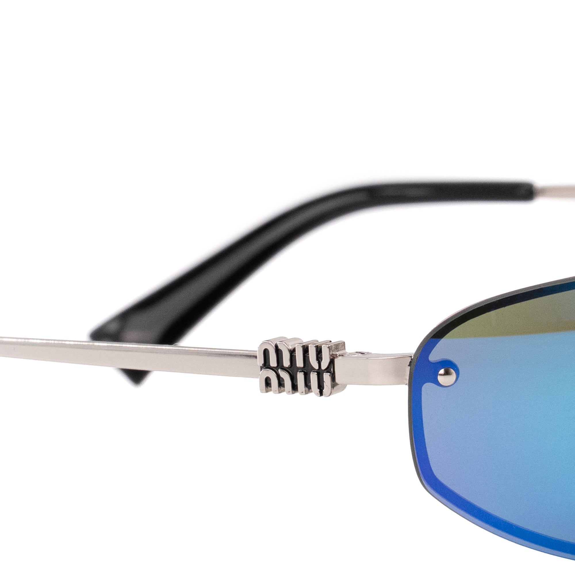 Lunettes de Soleil SMU A50 – Miu Miu – Argenté