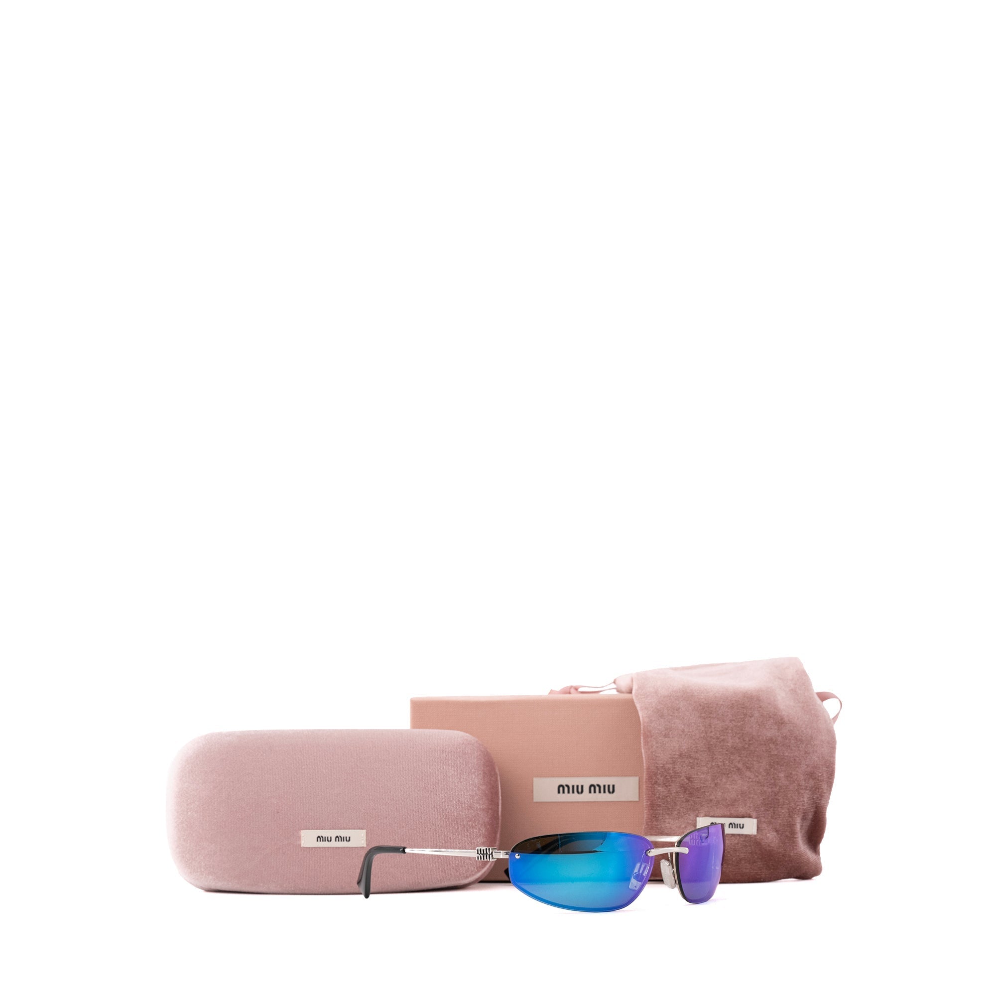 Lunettes de Soleil SMU A50 – Miu Miu – Argenté