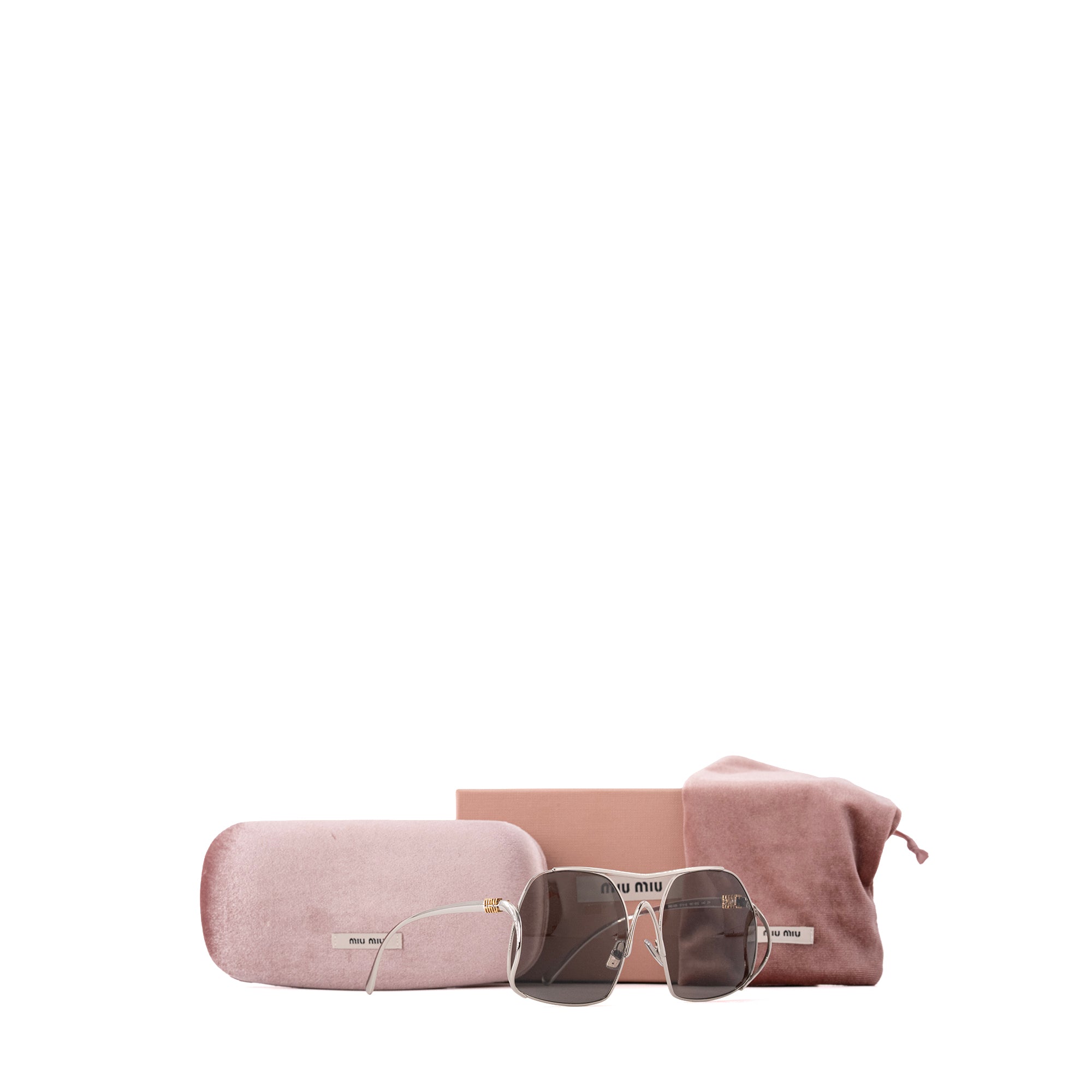 Lunettes de Soleil SMU A55 – Miu Miu – Argenté