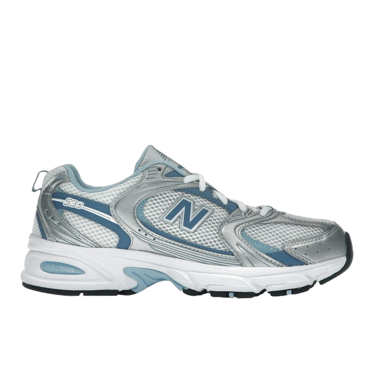 New Balance 530 Silver Metallic Heron Blue — kolab