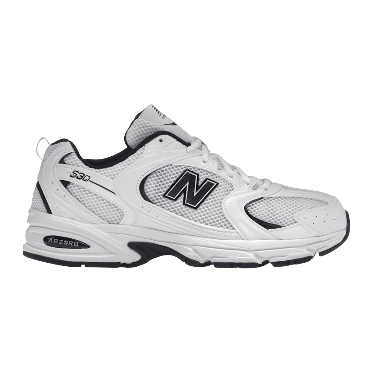 New Balance 530 White Black Details — kolab
