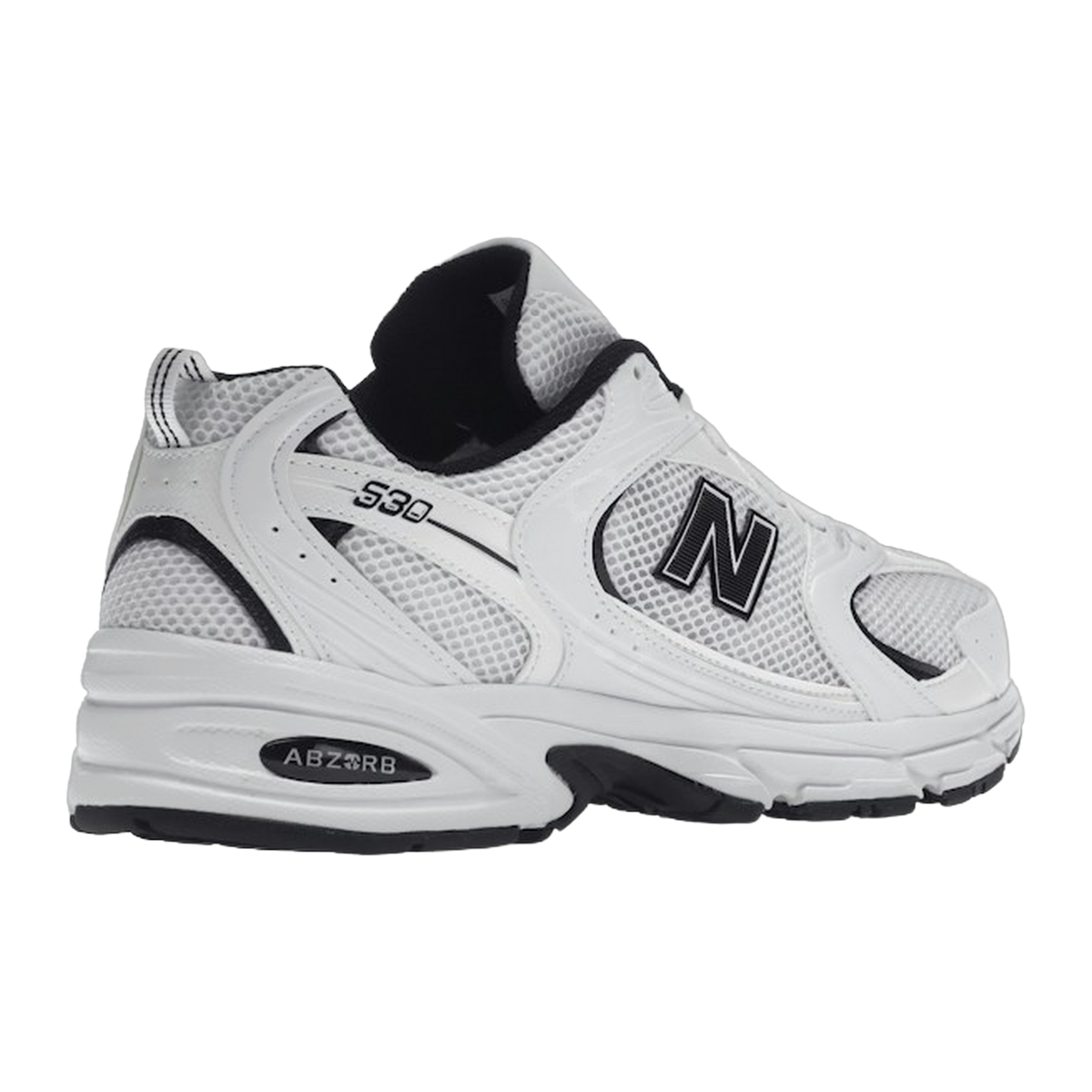 New Balance 530 White Black Details — kolab