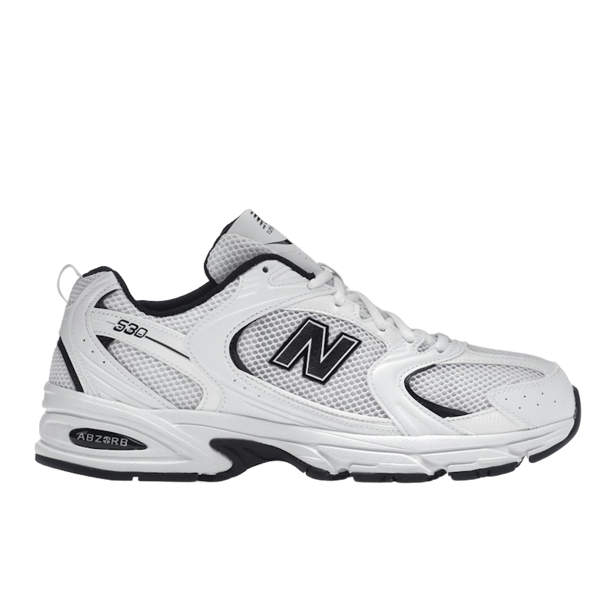 New Balance 530 White Black Details — kolab