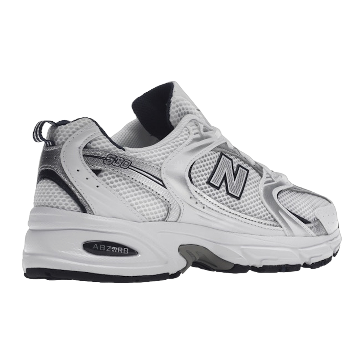 New Balance 530 White Silver Navy · kolab