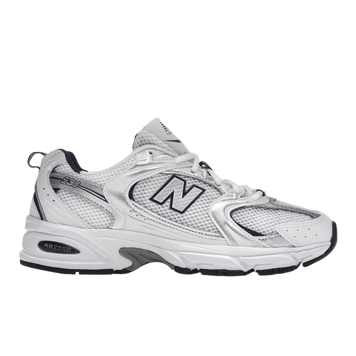 New Balance 530 White Silver Navy — kolab