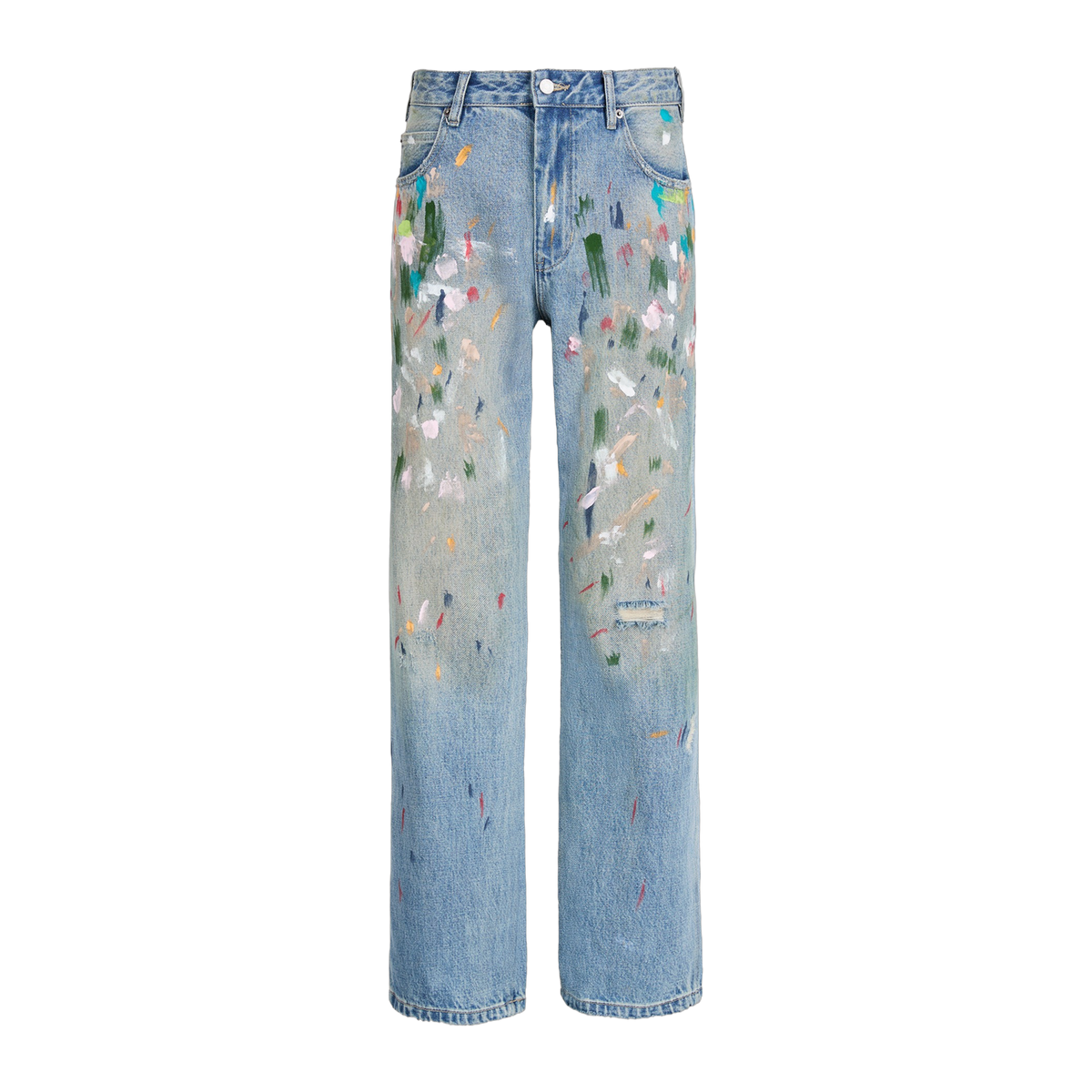 Multi Color Painter Jeans, front