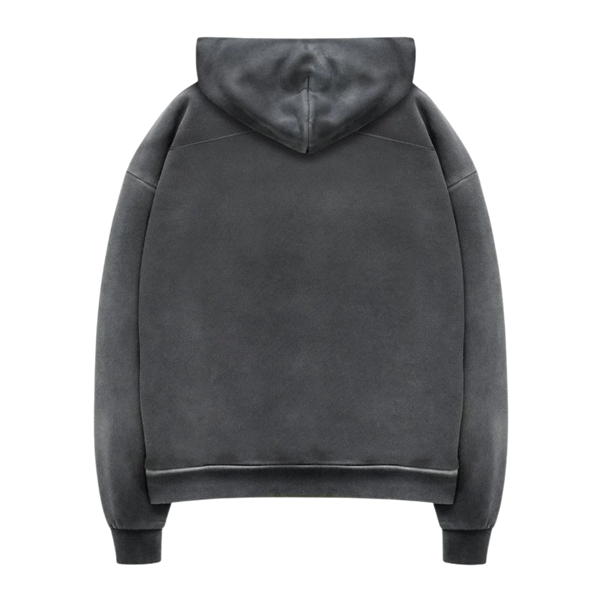 NY PAINT SPLATTER WASHED GREY HOODI