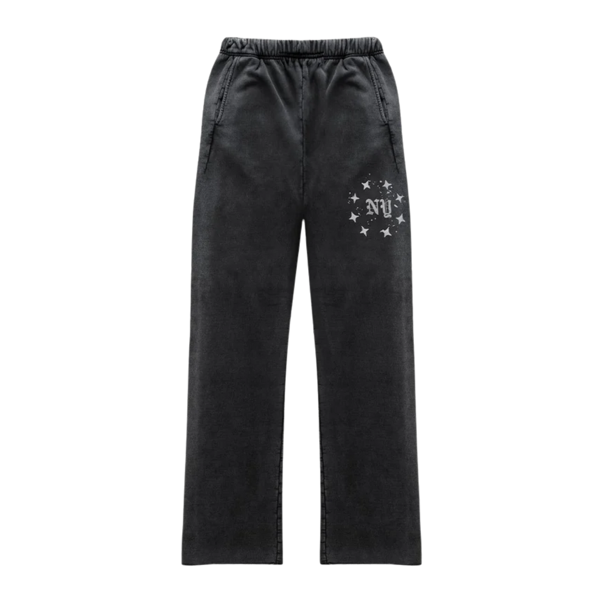 NY PAINT SPLATTER WASHED GREY TRACK