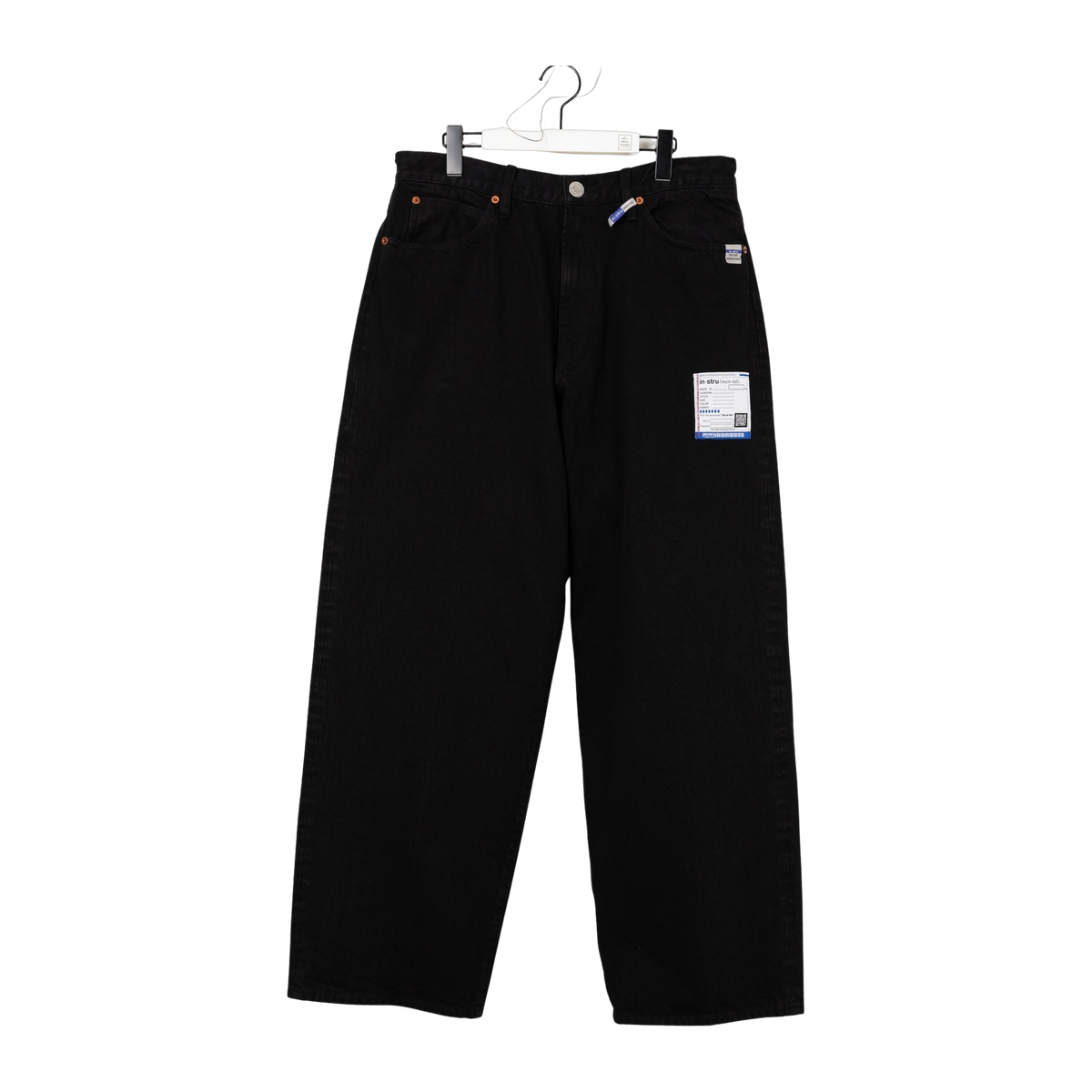 ONE WASHED SELVAGE DENIM BAGGY PANT