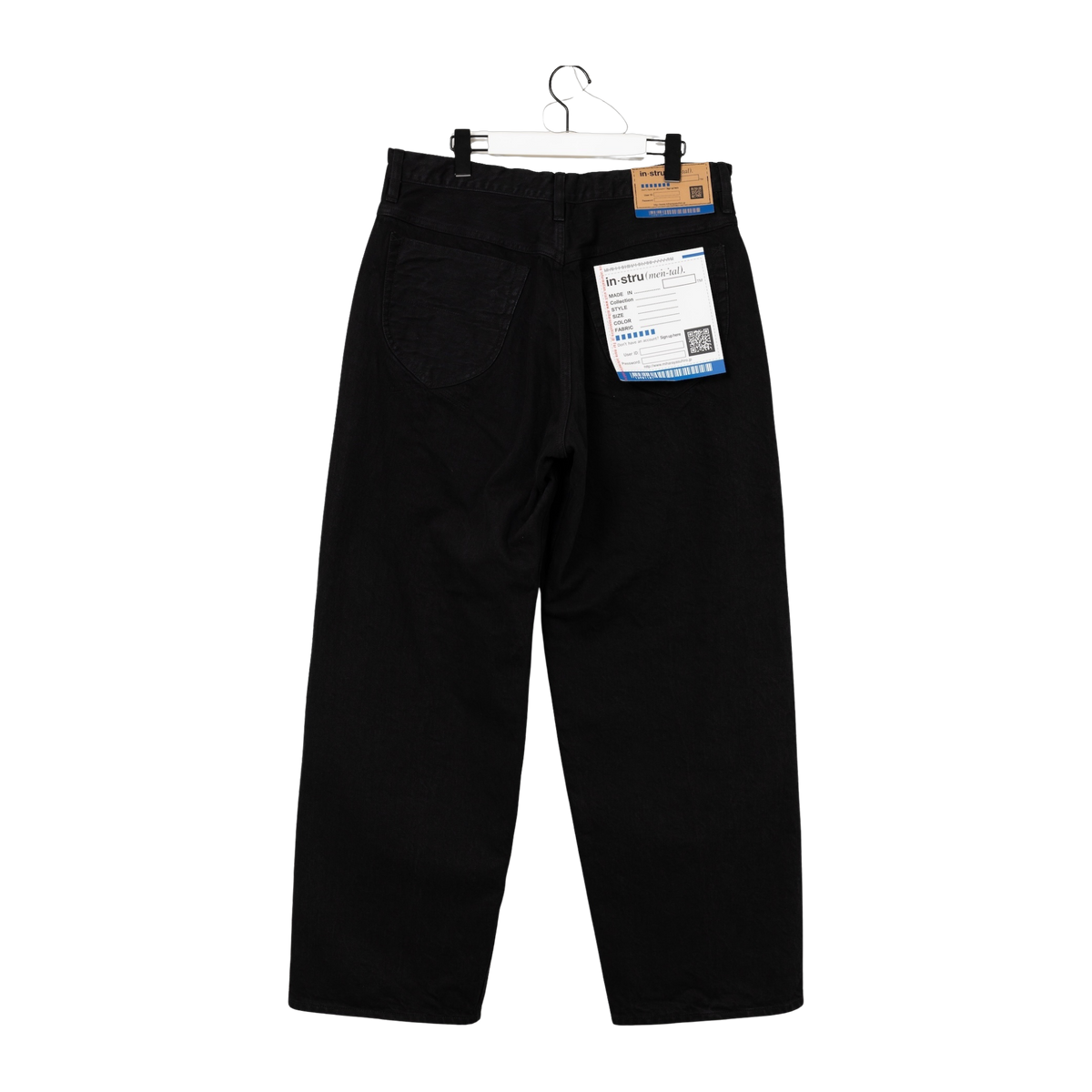 ONE WASHED SELVAGE DENIM BAGGY PANT