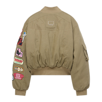 Patches Bomber Jacket Green