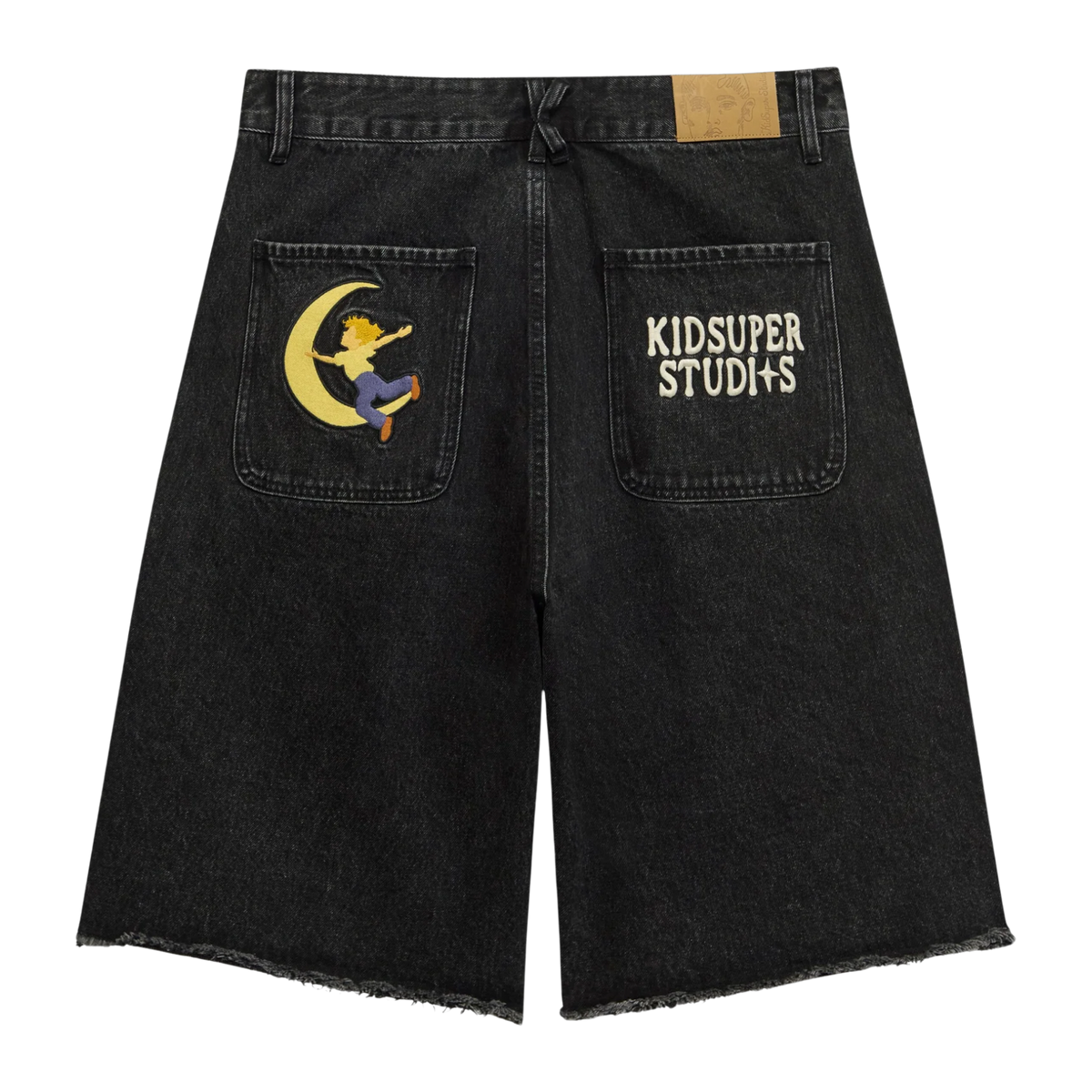 Patches Denim Short Black