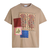 Patchwork Tee - Sand