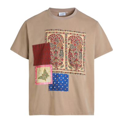 Patchwork Tee - Sand