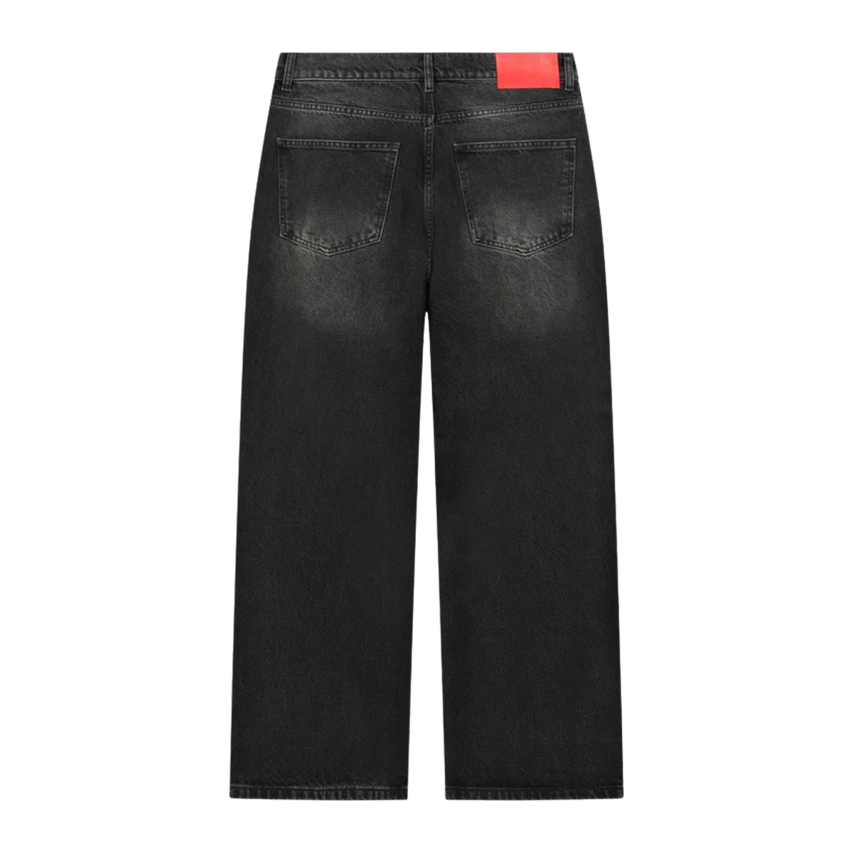 PESO BLACK STUDDED DENIM JEANS