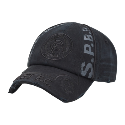 Piet F.C. Distressed Cap - Black