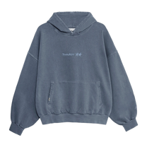 Two Jeys Pigment Dyed Blue Icon Hoodie