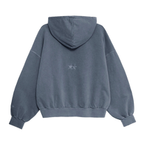 Two Jeys Pigment Dyed Blue Icon Hoodie