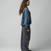 Two Jeys Pigment Dyed Blue Icon Hoodie
