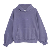 Two Jeys Pigment Dyed Purple Icon Hoodie