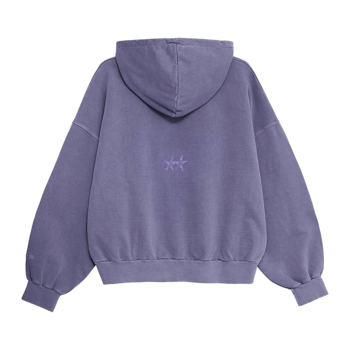 Two Jeys Pigment Dyed Purple Icon Hoodie