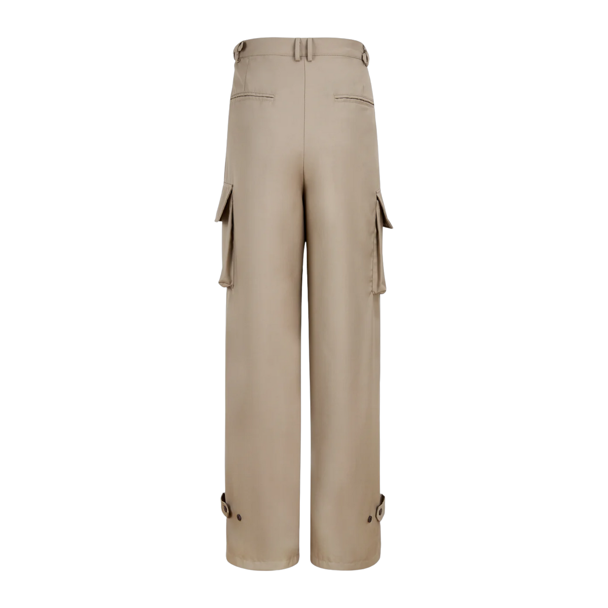 Pleated Cargo Pants KHAKI