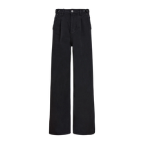 Pleated Relaxed Fit Jeans VINTAGE BLACK