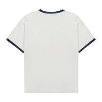 Plus Vintage White + Navy Ringer T-Shirt