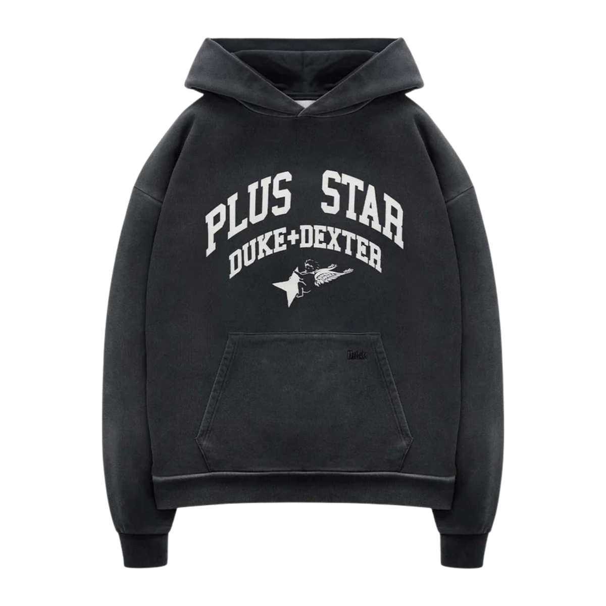 PLUS WASHED GREY HOODIE