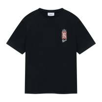 RHUDE FUMAR 91 TEE VINTAGE BLACK