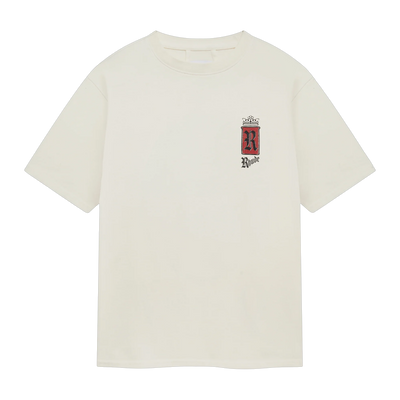 RHUDE FUMAR 91 TEE VINTAGE WHITE