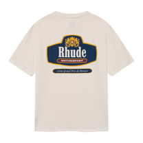 RHUDE RACING CREST TEE VINTAGE