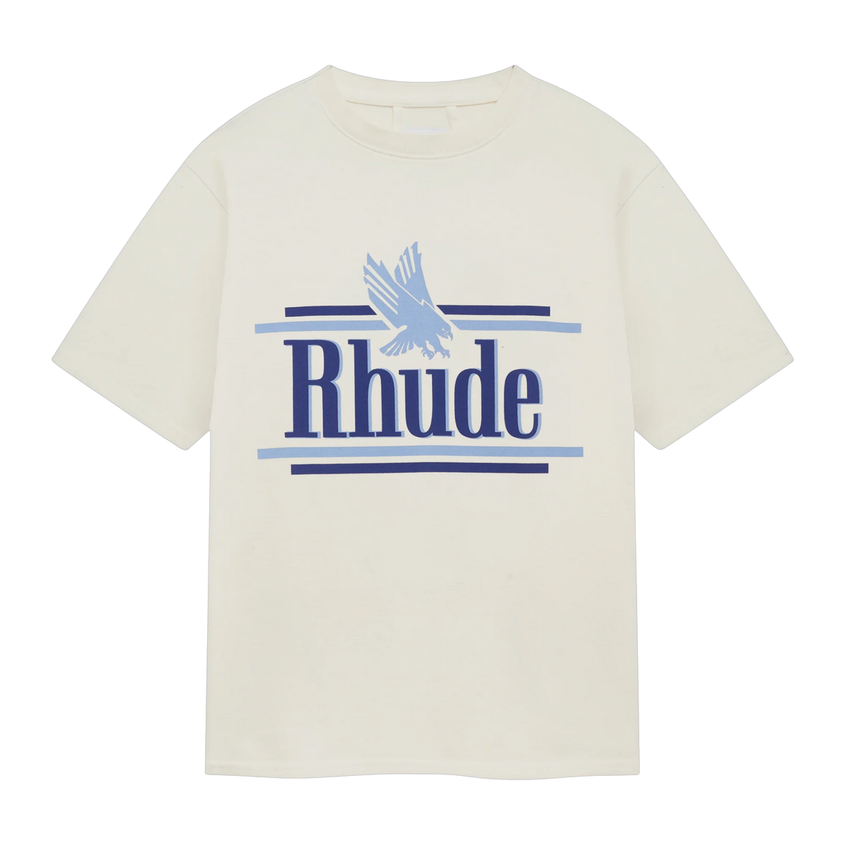RHUDE ROSSA TEE VINTAGE WHITE