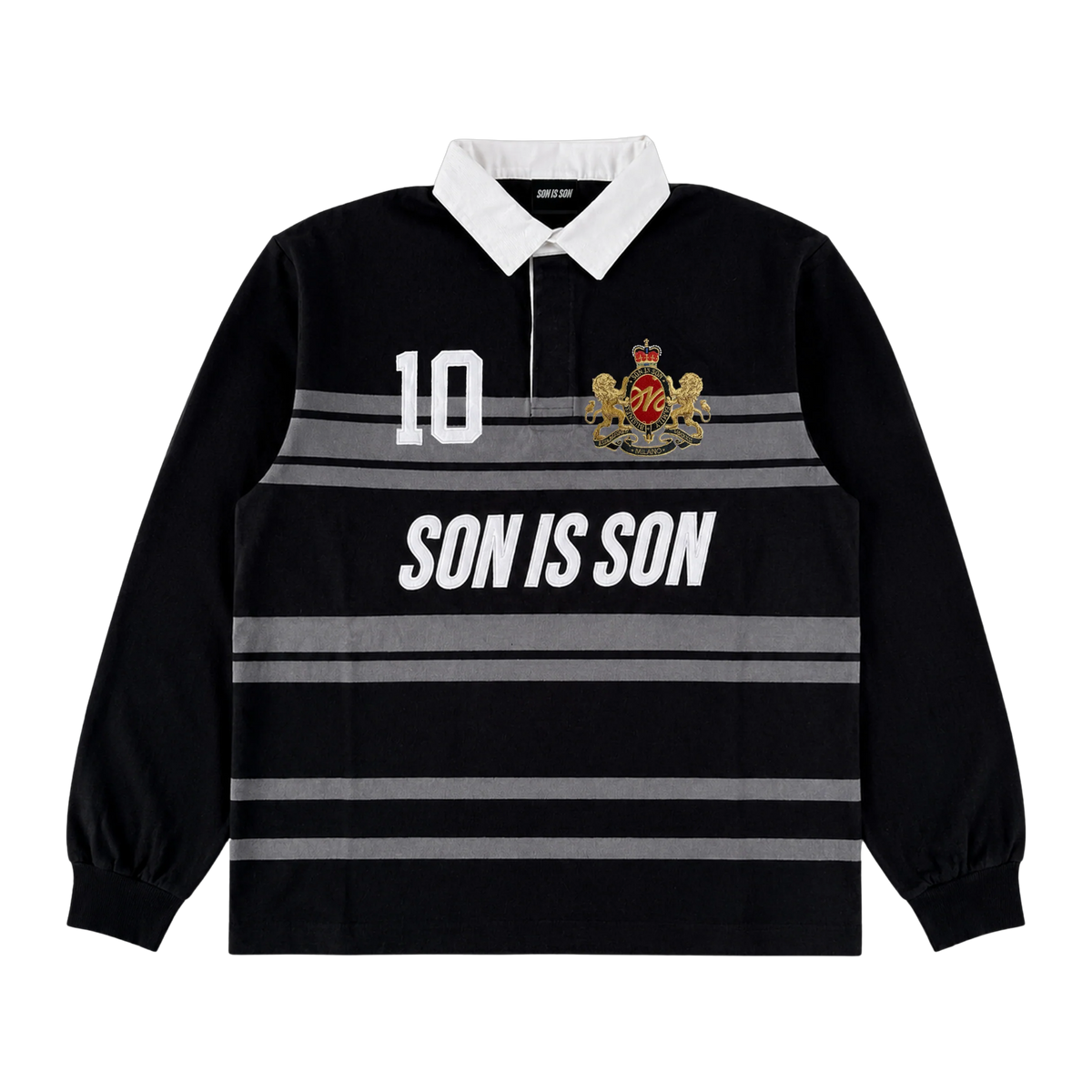 SiS Crest Polo Black