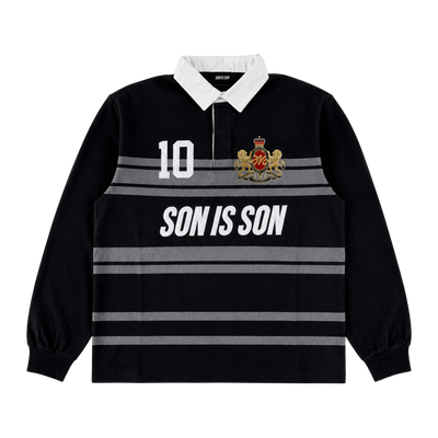 SiS Crest Polo Black